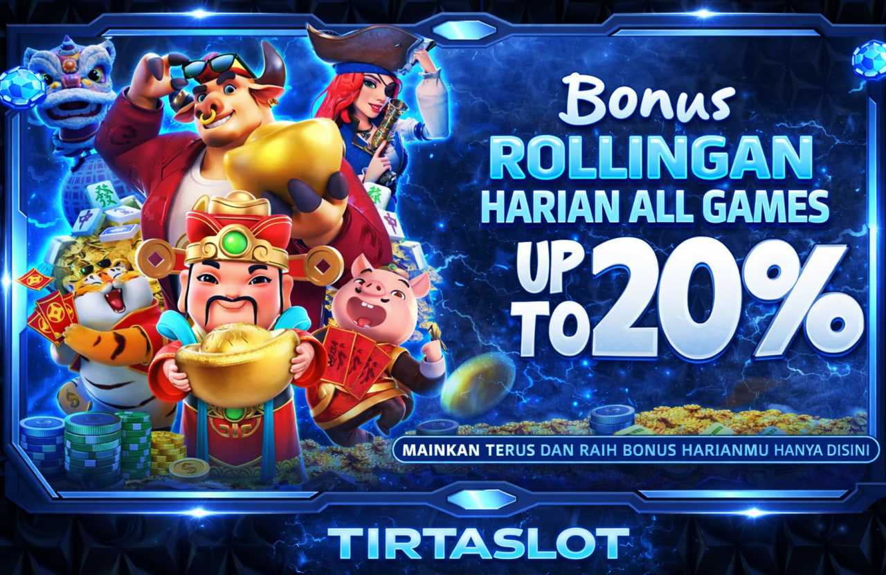 BONUS HARIAN 20% ALL GAMES